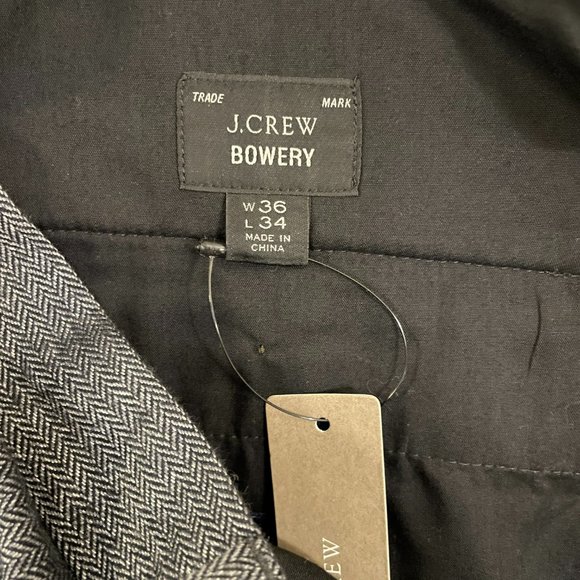 J. Crew Bowery Herringbone Dress Pants - Picture 3 of 4